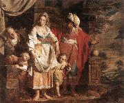 Hagar and Ishmael Banished by Abraham VERHAGHEN, Pieter Jozef